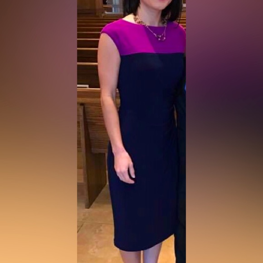 Color block sheath dress by Chaps